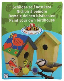 Casetta per uccelli in legno con colori - Esschert Design