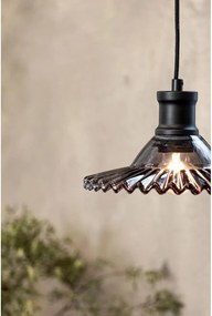 Lampadario nero con paralume in vetro ø 21,5 cm Novia – Markslöjd