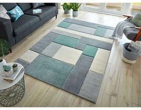 Tappeto verde/grigio 80x150 cm - Flair Rugs