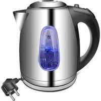 Bollitore Acqua Elettrico 1,7 Litri In Acciaio Inox 2200W Spina Schuko 16A Classico