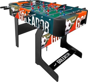 Calciobalilla Pieghevole con Aste Telescopiche 122x61x80 cm in Mdf...