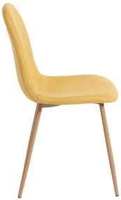 Set di 2 sedie da pranzo gialle Lissy - Bonami Essentials