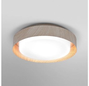 Osram - Plafoniera ORBIS MADRID 2xE27/10W/230V Ø 29 cm, finitura effetto legno