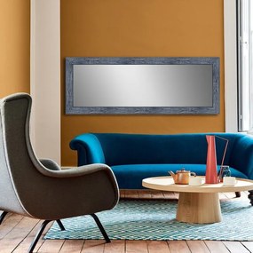 Specchio Gaia rettangolare in legno grafite 53 x 143 cm INSPIRE