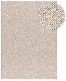 Tappeto crema 160x230 cm Petra Liso - Universal