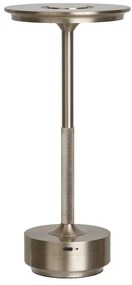 Lampada da tavolo LED argentata (altezza totale 28,5 cm) Lyneham – House Nordic