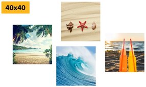 Set di quadri – Vacanza al mare