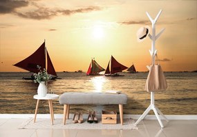 Carta da parati – Tramonto sul mare