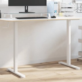 Telaio Scrivania İn Piedi Bianco (94-135)x60x(70-114)cm Acciaio /