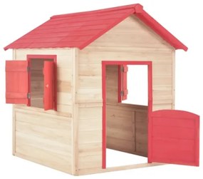 Casetta dei Giochi per Bambini in Legno di Abete Rossa