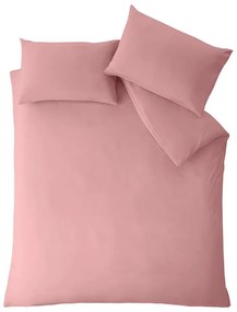 Set copripiumino e federa rosa per letto matrimoniale e per letto esteso 230x220 cm So Soft Non-Iron – Catherine Lansfield