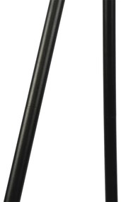 Lampada da terra per esterni moderna nera IP44 con LED solare - Virginia