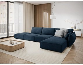 Divano angolare blu scuro (angolo destro) Vanda - Mazzini Sofas