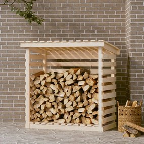 Portalegna 108x73x108 Cm İn Legno Massello Di Pino /