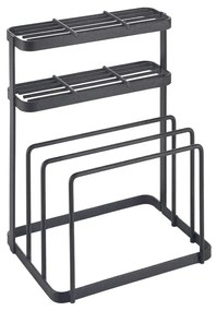 Portautensili da cucina in acciaio inox Tokyo Lava - Metaltex