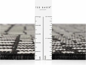 Tappeto da interno/esterno nero/color crema 160x230 cm Haringey Barkham – Ted Baker