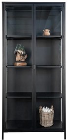 Vetrina in metallo nero 80x175 cm Brisbane - House Nordic