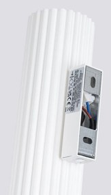 Lampada da parete bianca Gleam – Sollux