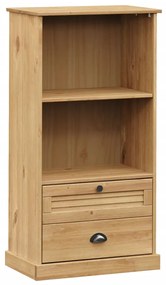 Libreria vigo 60x35x114,5 cm in legno massello di pino