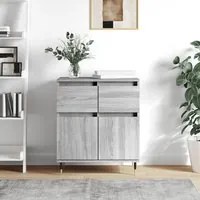 Credenza Grigio Sonoma 60x35x70 cm in Legno Multistratocod mxl 128867