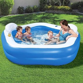 Bestway - piscina gonfiabile family con bordi extra larghi 575LT 213X206X69 -54153