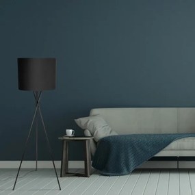 Lampada con piedistallo TEKLA 1xE27/20W/230V nero