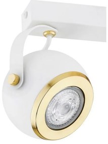 Argon 7038 - Luce Spot KOS PLUS 2xGU10/5W/230V bianco/oro