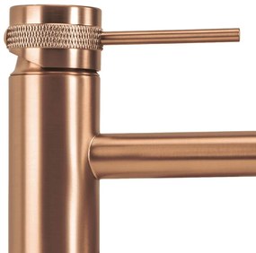 Rubinetto da lavabo Rea Lungo Grip Brush Copper high