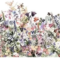 Rebel Walls Carta da parati panoramica May Meadow - Pastell