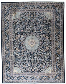 Kashmar Tappeto persiano 300x400 Blu (Iran) Annodato A Mano