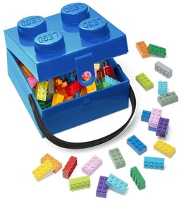 Contenitore blu con maniglia - LEGO®