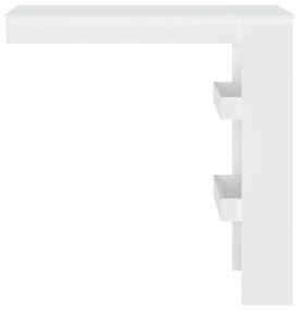 Bancone da muro bianco 102x45x103,5 cm in legno compensato