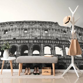 Carta da parati autoadesiva – Colosseo in bianco e nero