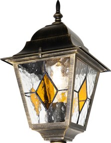 Lanterna da esterno vintage oro antico 240 cm 2 luci - Antigua