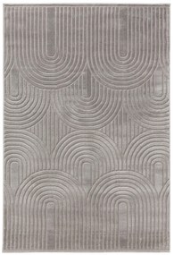 benuta Basic Tappeto Claire Grigio 120x170 cm - Tappeto design moderno soggiorno