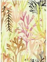 Élitis Carta da parati Algues - Grün /Pink