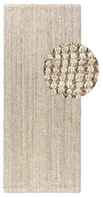 Passatoia color crema in iuta 80x200 cm Bouclé – Hanse Home