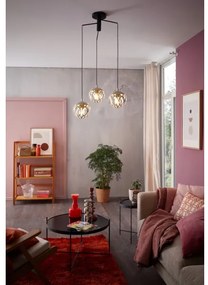 Eglo 99073 - Lampadario a sospensione con filo MIRTAZZA 3xE27/60W/230V