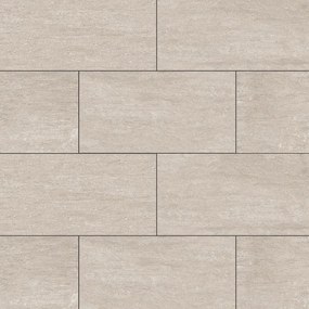 Lastra di cemento Vals in gres naturale grigio L 80 x L 40 cm, spessore 20 mm