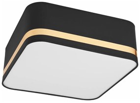 Plafoniera SIRJA SQUARE 2xE27/60W/230V 35x35 cm nero