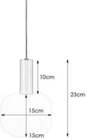Markslöjd 108123 - Lampadario su filo SOBER 1xE14/40W/230V ottone