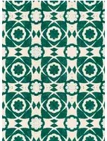 MINDTHEGAP Tapete Aegean Tiles - Ultramarine Green