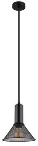 Globo 15648H1 - Lampadario a sospensione con filo JEDD 1xE27/60W/230V nero