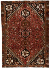 Shiraz Tappeto persiano 210x300 Rosso (Iran) Annodato A Mano