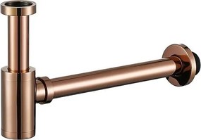 Kamalu - Sifone di scarico per lavabo colore oro rosa | KS050GR