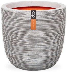 Fioriera Nature Rib Rotonda 54x52 Cm Avorio Kofı935 /