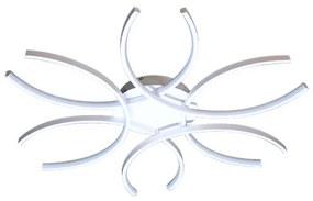 Lampadario Led da soffitto Petali Bianco 60W Dimmerabile con temperatura colore regolabile con telecomando M LEDME