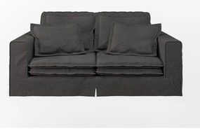 Divano nero 196 cm Nora – Ropez