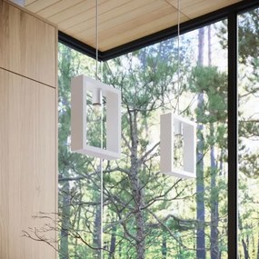 Sollux SL.1312 - Lampadario a sospensione con filo ARIES 1xE27/15W/230V faggio/bianco