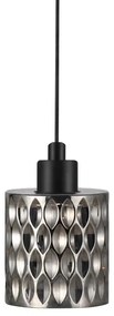 Nordlux - Lampadario a sospensione con filo HOLLYWOOD 1xE27/60W/230V fumé